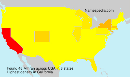 Surname Mihran in USA Surname Mihran in USA