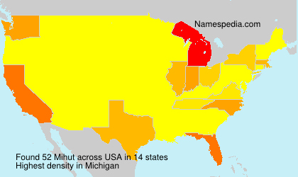 Surname Mihut in USA Surname Mihut in USA