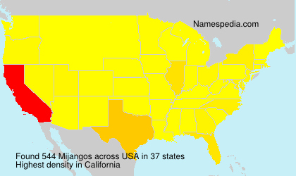 Surname Mijangos in USA Surname Mijangos in USA