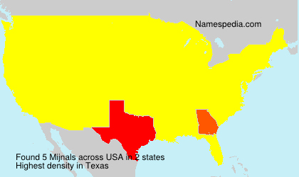 Surname Mijnals in USA Surname Mijnals in USA