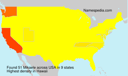 Surname Mikaele in USA Surname Mikaele in USA