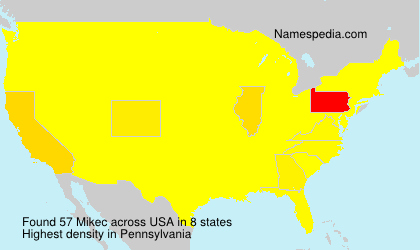 Surname Mikec in USA Surname Mikec in USA