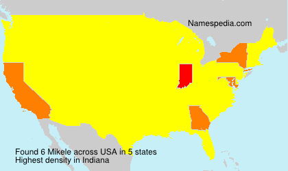 Surname Mikele in USA Surname Mikele in USA