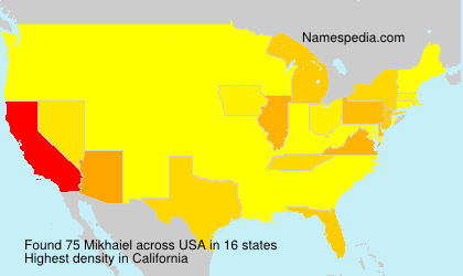Surname Mikhaiel in USA Surname Mikhaiel in USA