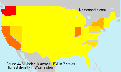 Surname Mikhalchuk in USA Surname Mikhalchuk in USA