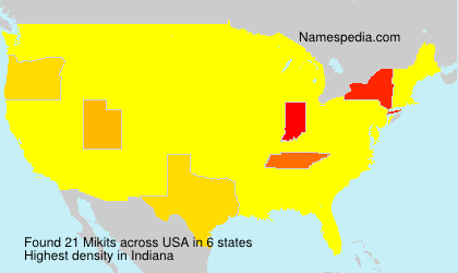 Surname Mikits in USA Surname Mikits in USA