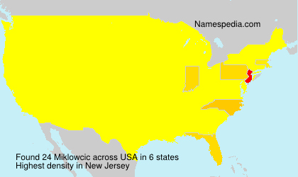 Surname Miklowcic in USA Surname Miklowcic in USA