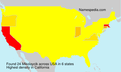 Surname Mikolaycik in USA Surname Mikolaycik in USA