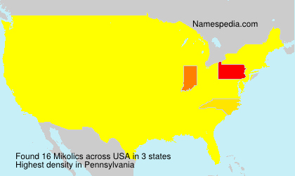 Surname Mikolics in USA Surname Mikolics in USA