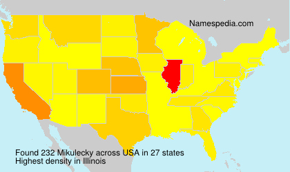 Surname Mikulecky in USA Surname Mikulecky in USA