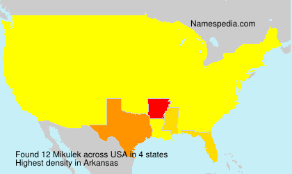 Surname Mikulek in USA Surname Mikulek in USA