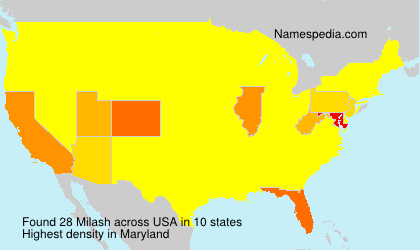 Surname Milash in USA Surname Milash in USA