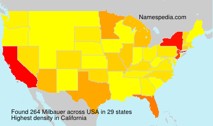 Surname Milbauer in USA Surname Milbauer in USA