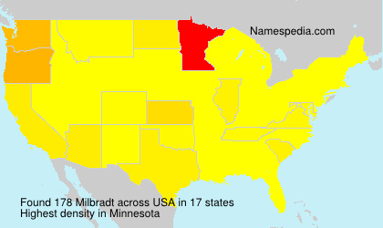Surname Milbradt in USA Surname Milbradt in USA