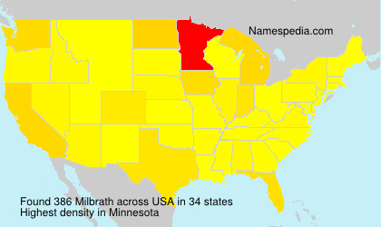 Surname Milbrath in USA Surname Milbrath in USA