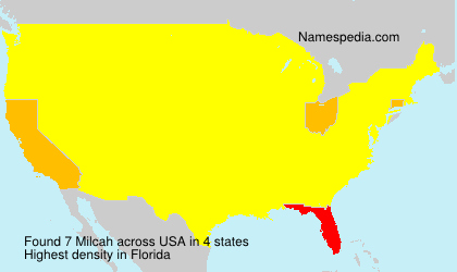 Surname Milcah in USA Surname Milcah in USA