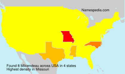 Surname Milcendeau in USA Surname Milcendeau in USA