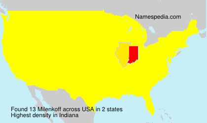 Surname Milenkoff in USA Surname Milenkoff in USA