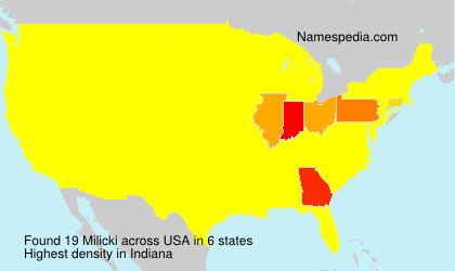 Surname Milicki in USA Surname Milicki in USA