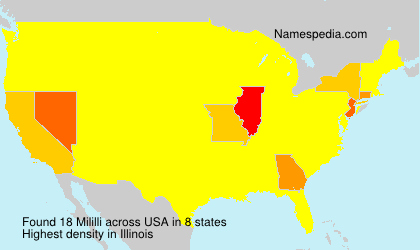 Surname Mililli in USA Surname Mililli in USA