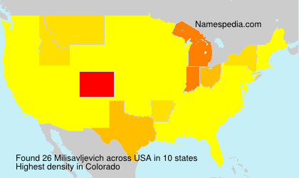 Surname Milisavljevich in USA Surname Milisavljevich in USA