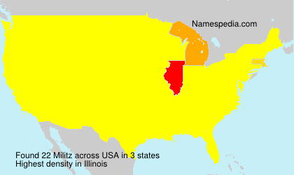 Surname Militz in USA Surname Militz in USA