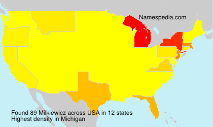 Surname Milkiewicz in USA Surname Milkiewicz in USA