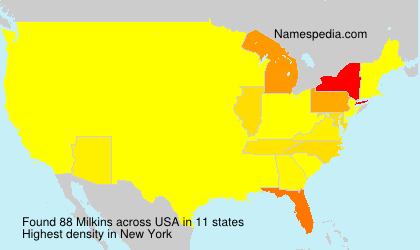 Surname Milkins in USA Surname Milkins in USA