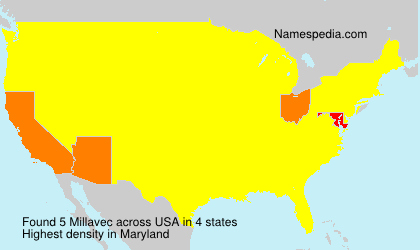 Surname Millavec in USA Surname Millavec in USA