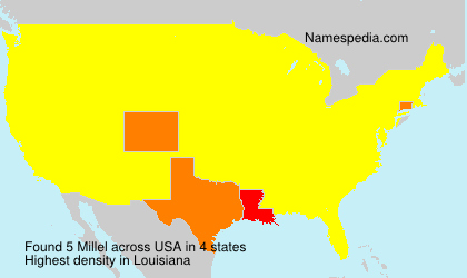 Surname Millel in USA Surname Millel in USA
