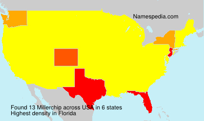Surname Millerchip in USA Surname Millerchip in USA