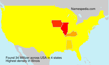 Surname Millizer in USA Surname Millizer in USA