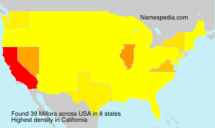 Surname Millora in USA Surname Millora in USA