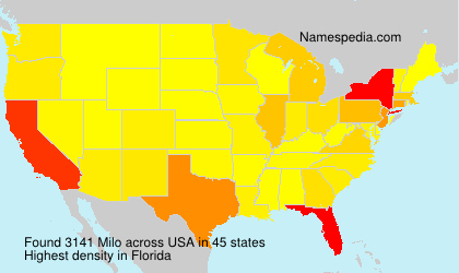 Surname Milo in USA Surname Milo in USA