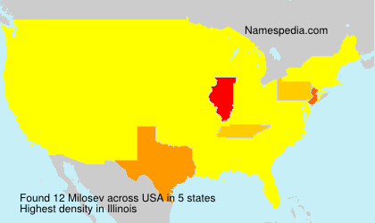 Surname Milosev in USA Surname Milosev in USA