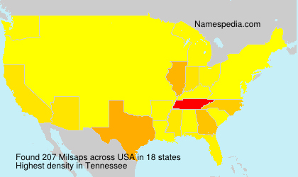 Surname Milsaps in USA Surname Milsaps in USA