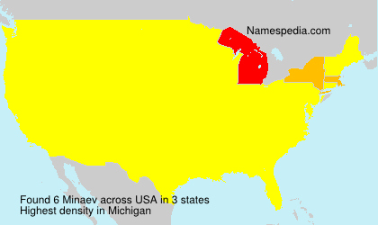 Surname Minaev in USA Surname Minaev in USA