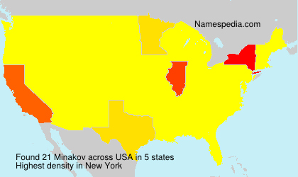 Surname Minakov in USA Surname Minakov in USA