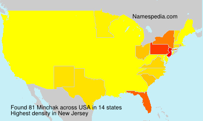 Surname Minchak in USA