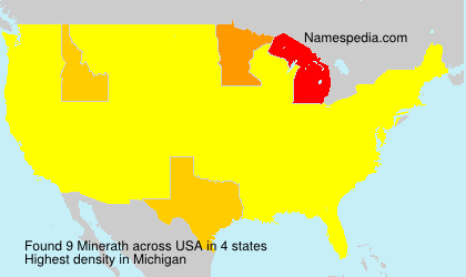 Surname Minerath in USA Surname Minerath in USA