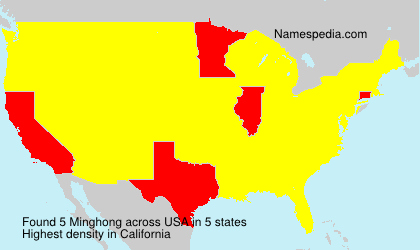 Surname Minghong in USA Surname Minghong in USA