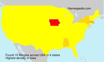 Surname Mingles in USA