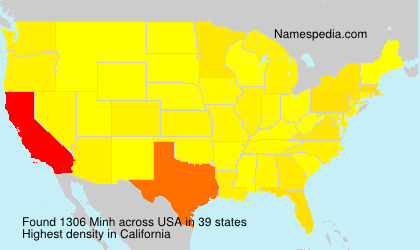 Surname Minh in USA