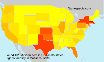 Surname Minihan in USA Surname Minihan in USA