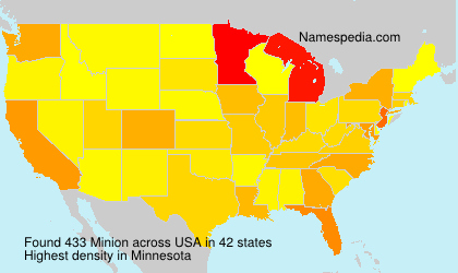 Surname Minion in USA Surname Minion in USA