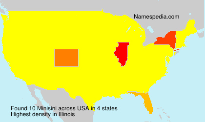 Surname Minisini in USA Surname Minisini in USA