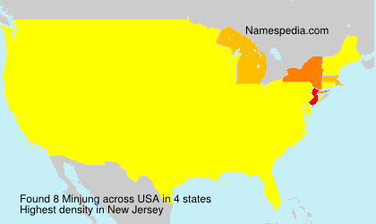 Surname Minjung in USA Surname Minjung in USA