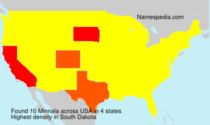 Surname Minnala in USA Surname Minnala in USA
