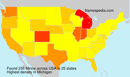 Surname Minne in USA Surname Minne in USA