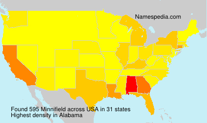 Surname Minnifield in USA Surname Minnifield in USA
